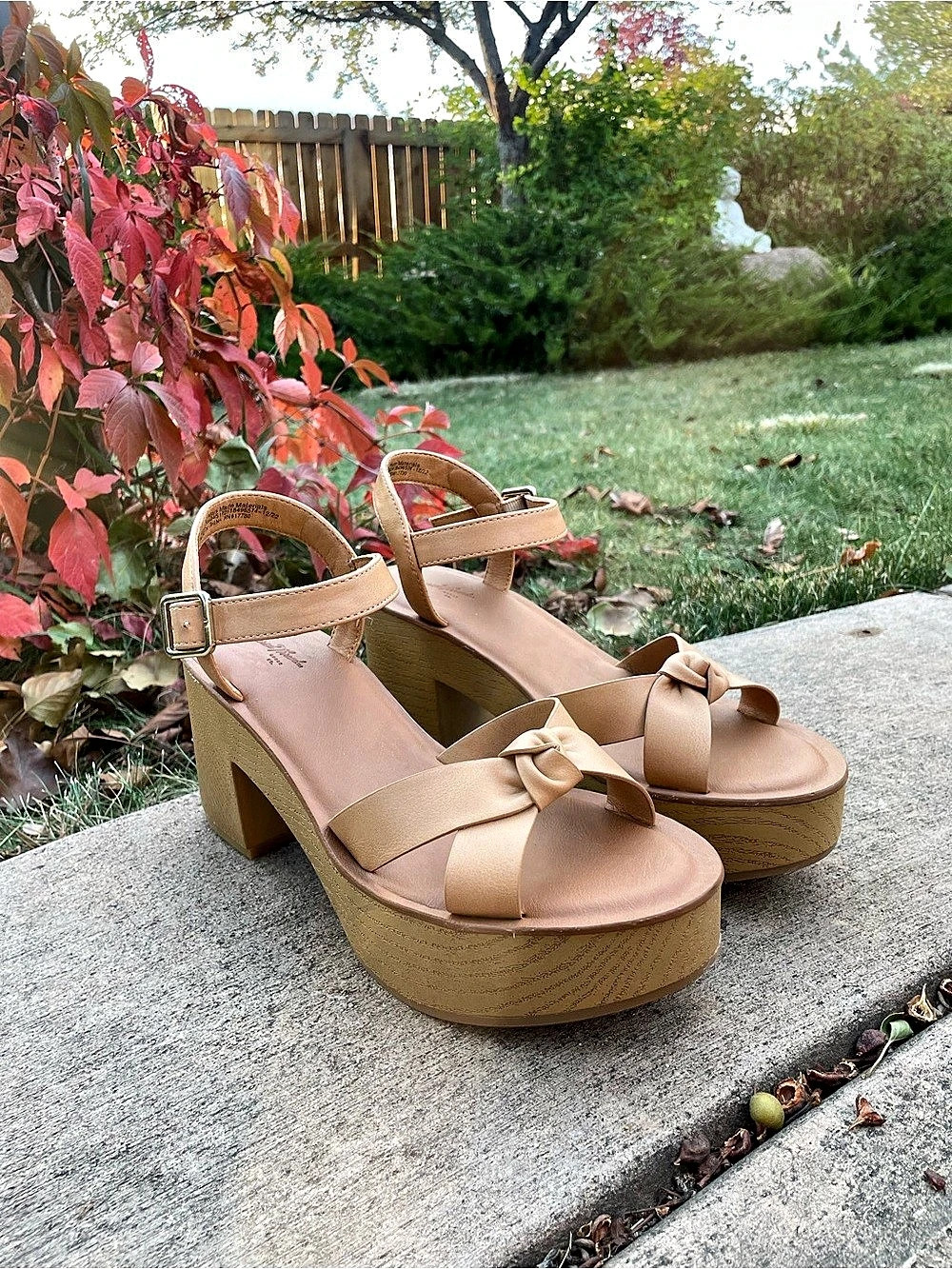 Like New Wedge Sandals Brown US 9